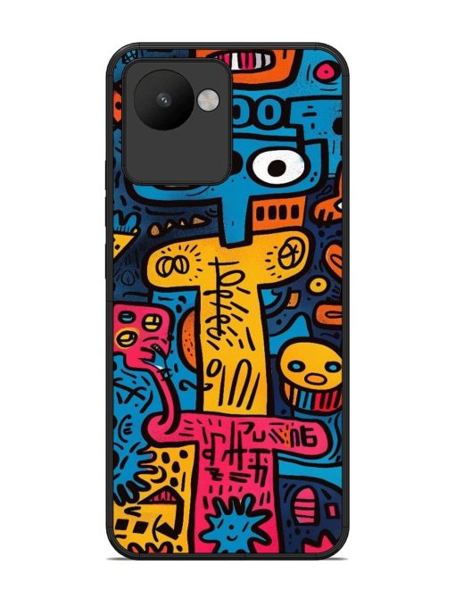 Doodletopia Glossy Soft Edge Case for Realme C30 Chachhi