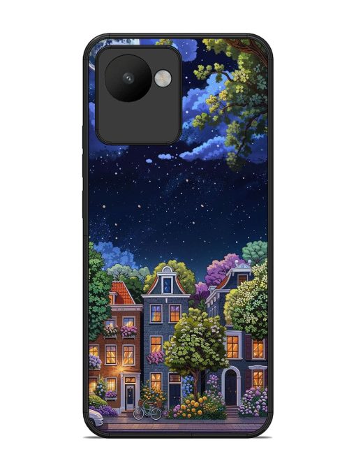 Moonlit Streets Glossy Soft Edge Case for Realme C30 Chachhi