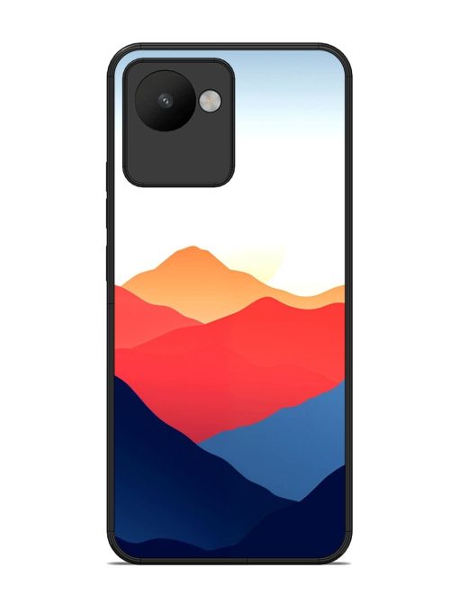 Sunset Peaks Glossy Soft Edge Case for Realme C30 Chachhi