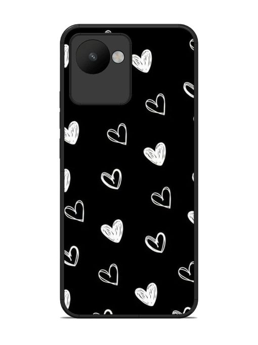 Scattered Hearts Glossy Soft Edge Case for Realme C30