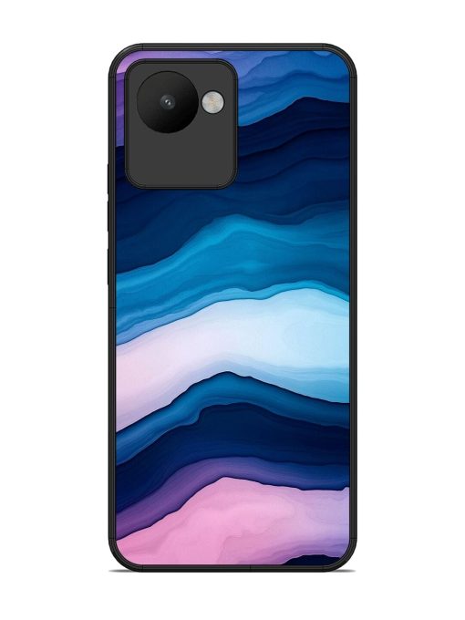 Oceanic Layers Glossy Soft Edge Case for Realme C30 Chachhi