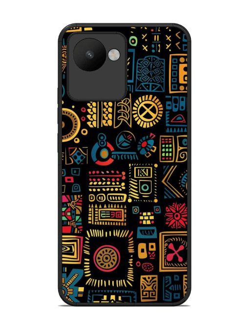 Tribal Tapestry Glossy Soft Edge Case for Realme C30 Chachhi