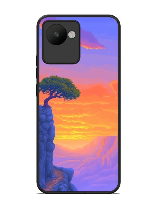 Cliffside Solitude Glossy Soft Edge Case for Realme C30 Chachhi