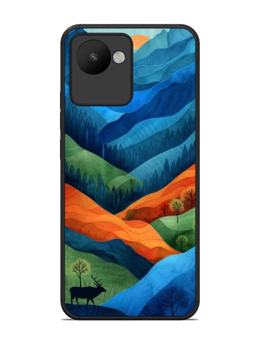 Layers Of The Land Glossy Soft Edge Case for Realme C30 Chachhi