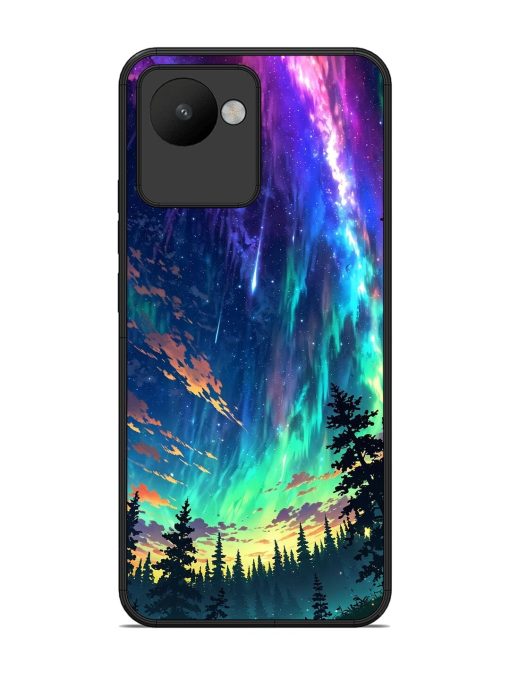 Cosmic Canvas Glossy Soft Edge Case for Realme C30 Chachhi