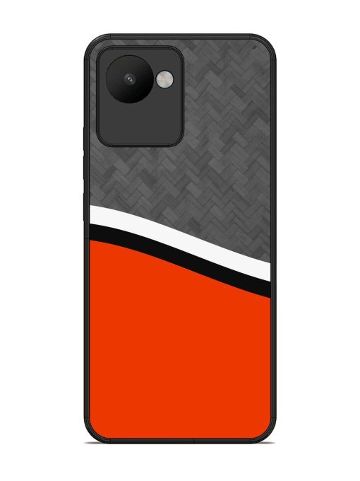 Bold Contrast Glossy Soft Edge Case for Realme C30 Chachhi