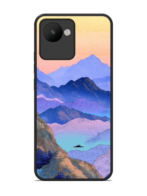 Mountain Mist Glossy Soft Edge Case for Realme C30 Chachhi