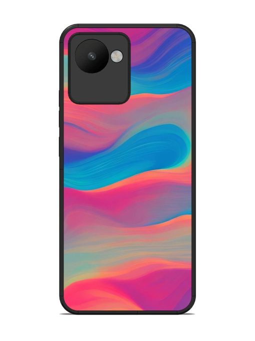 Wavy Wonder Glossy Soft Edge Case for Realme C30 Chachhi