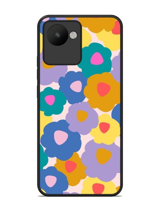 Flower Power Glossy Soft Edge Case for Realme C30 Chachhi