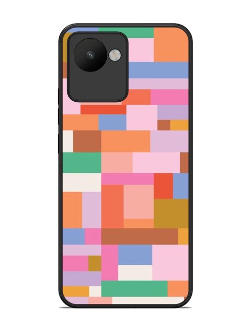 Colorful Chaos Glossy Soft Edge Case for Realme C30 Chachhi