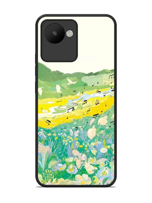 Melody In Bloom Glossy Soft Edge Case for Realme C30 Chachhi