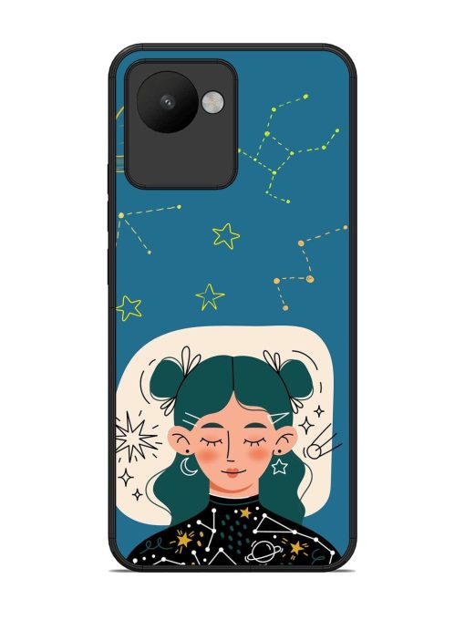 Cosmic Daydreamer Glossy Soft Edge Case for Realme C30 Chachhi