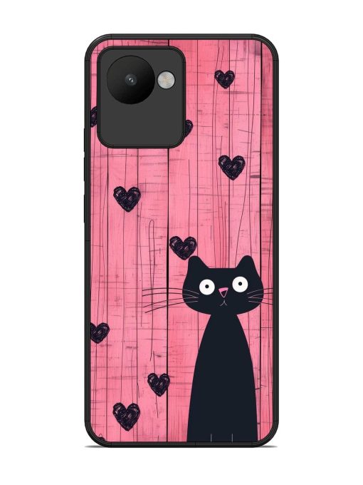 Feline Valentine'S Day Glossy Soft Edge Case for Realme C30 Chachhi