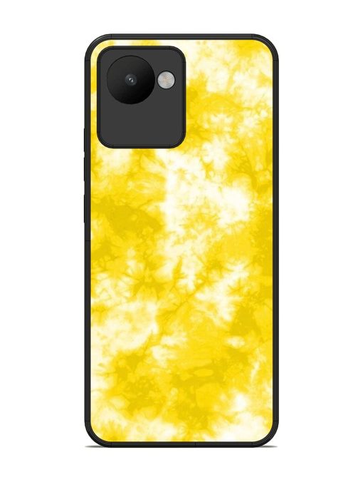 Golden Tie-Dye Twirl Glossy Soft Edge Case for Realme C30