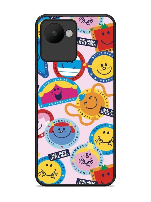 Whimsical Mr. Men & Little Miss Glossy Soft Edge Case for Realme C30 Chachhi