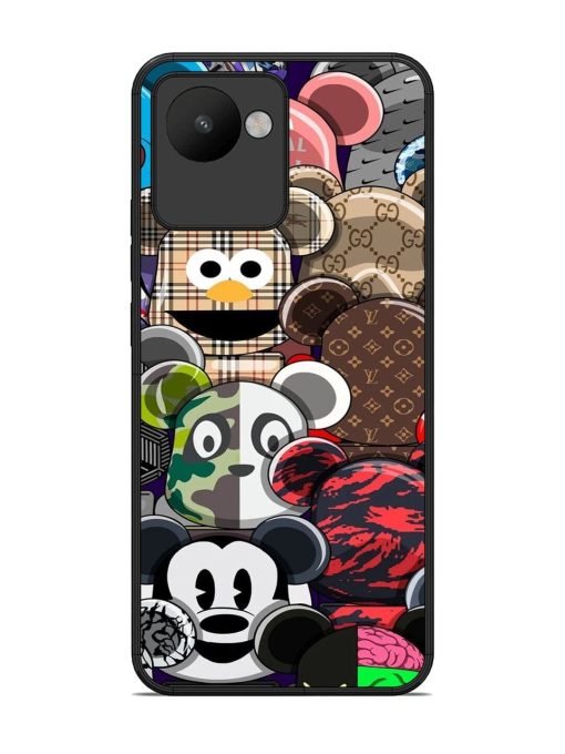 Streetwear Bearbrick Extravaganza Glossy Soft Edge Case for Realme C30 Chachhi