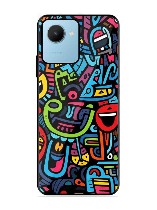 Doodlephoria Glossy Soft Edge Case for Realme C30S Chachhi