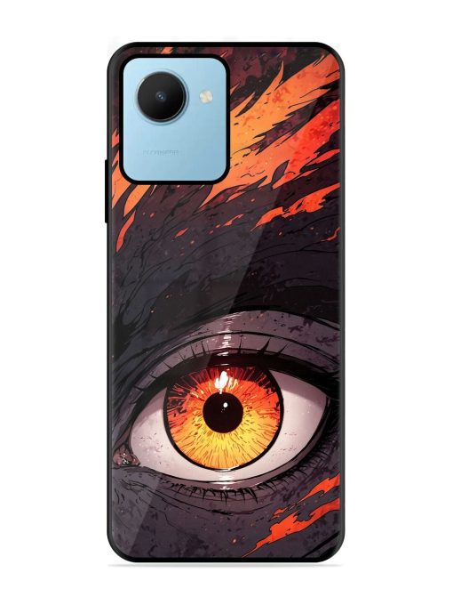 Inferno Gaze Glossy Soft Edge Case for Realme C30S Chachhi