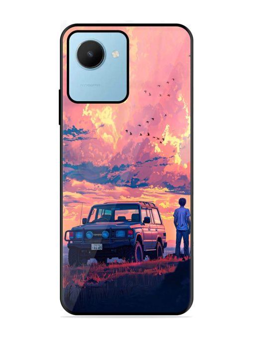 Solitude'S Horizon Glossy Soft Edge Case for Realme C30S Chachhi