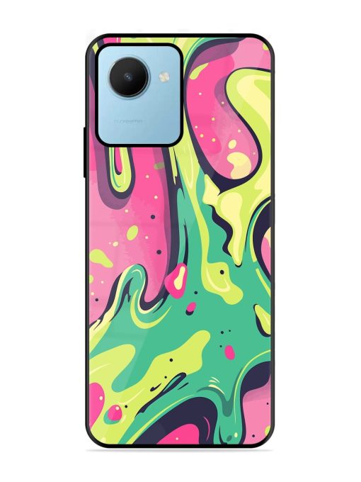 Gooey Grooves Glossy Soft Edge Case for Realme C30S Chachhi