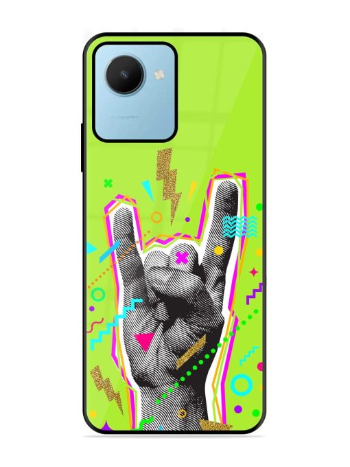 Neon Rock Glossy Soft Edge Case for Realme C30S Chachhi