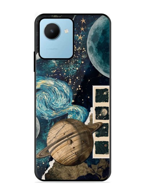 Celestial Tapestry Glossy Soft Edge Case for Realme C30S Chachhi