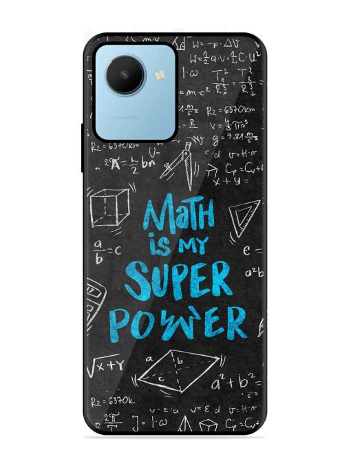 Math Magic Glossy Soft Edge Case for Realme C30S Chachhi