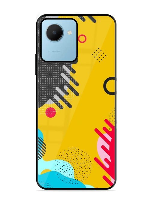 Neon Pop Glossy Soft Edge Case for Realme C30S Chachhi