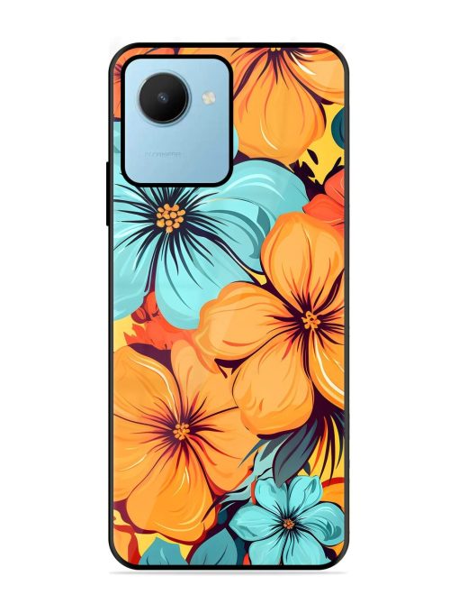 Tropical Bloom Glossy Soft Edge Case for Realme C30S