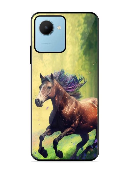 Enchanted Gallop Glossy Soft Edge Case for Realme C30S Chachhi