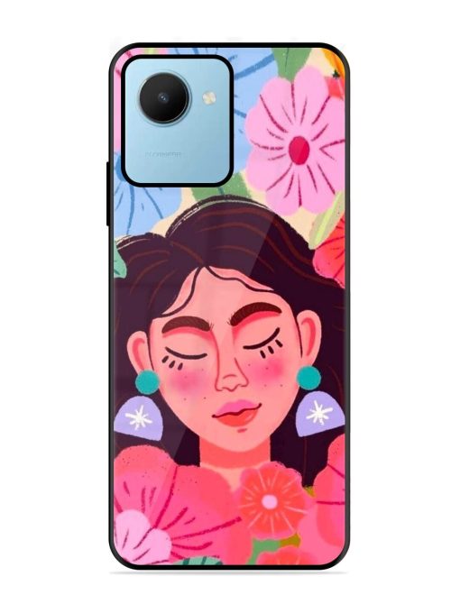 Blooming Serenity Glossy Soft Edge Case for Realme C30S