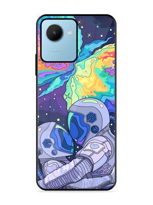 Cosmic Love Glossy Soft Edge Case for Realme C30S Chachhi