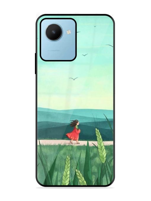 Solitude'S Serenity Glossy Soft Edge Case for Realme C30S Chachhi