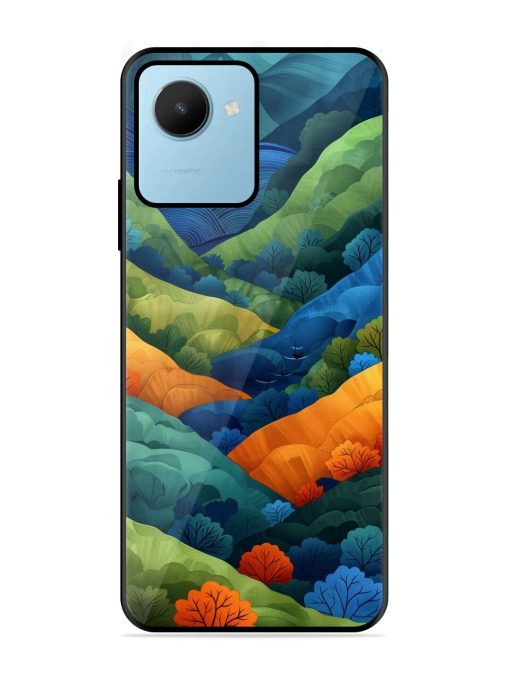 Serene Summits Glossy Soft Edge Case for Realme C30S Chachhi