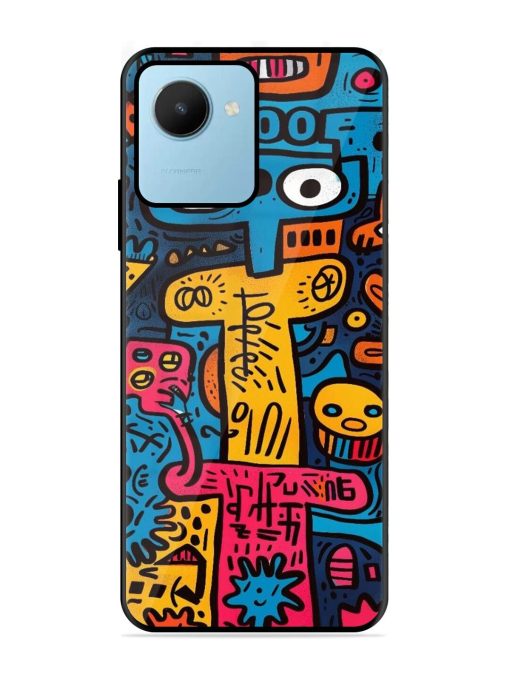 Doodletopia Glossy Soft Edge Case for Realme C30S Chachhi