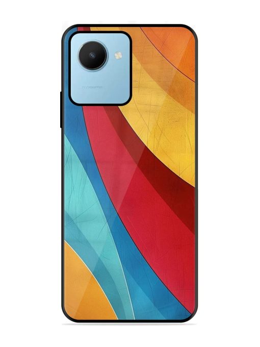 Curving Canvas Glossy Soft Edge Case for Realme C30S Chachhi