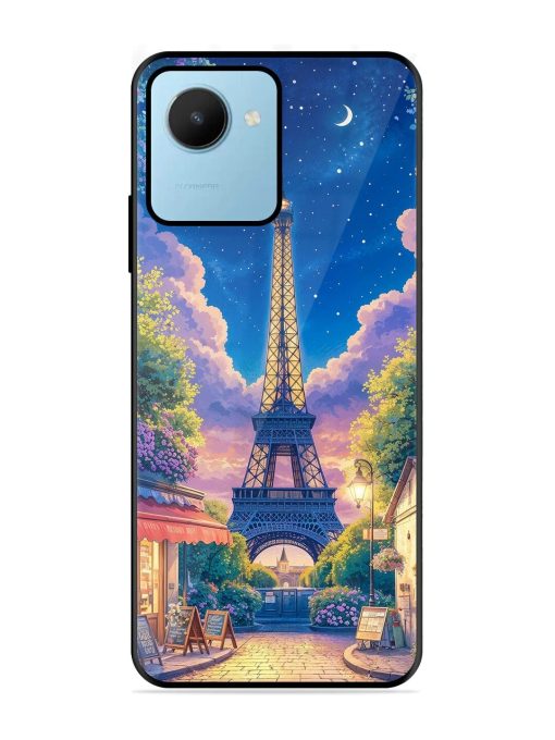 Twilight In Paris Glossy Soft Edge Case for Realme C30S Chachhi