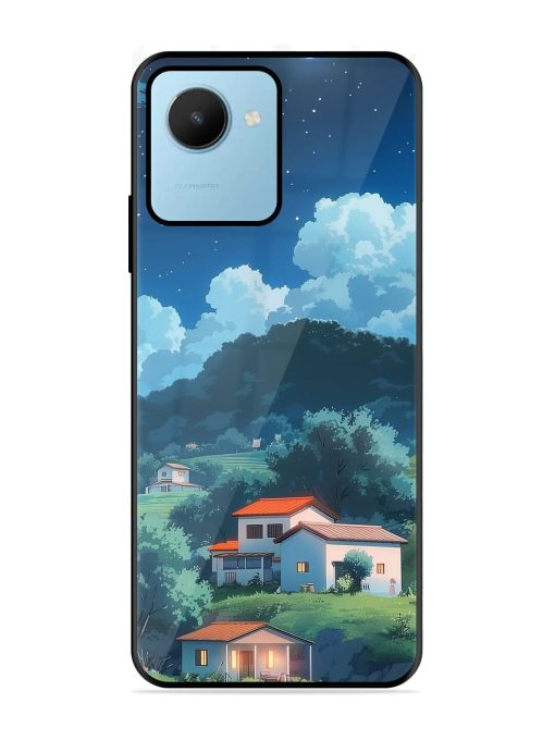 Peaceful Nightscape Glossy Soft Edge Case for Realme C30S Chachhi