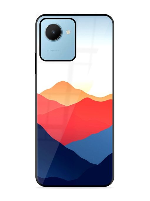 Sunset Peaks Glossy Soft Edge Case for Realme C30S Chachhi