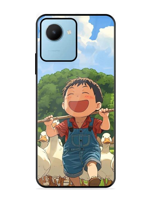 Duck Parade Glossy Soft Edge Case for Realme C30S Chachhi