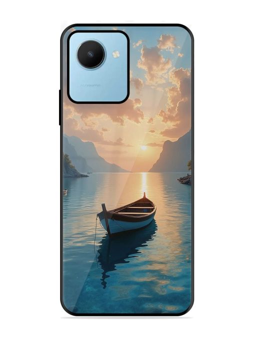 Serene Sunset Glossy Soft Edge Case for Realme C30S Chachhi