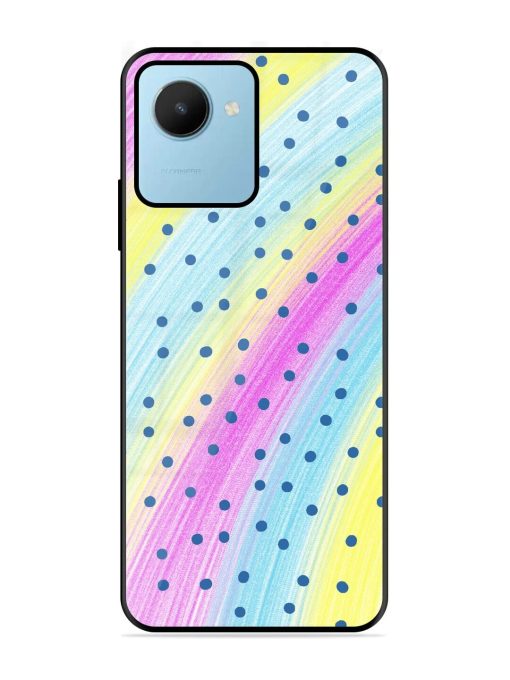 Polka Dot Paradise Glossy Soft Edge Case for Realme C30S Chachhi