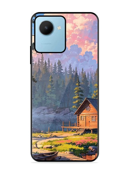 Lakeside Serenity Glossy Soft Edge Case for Realme C30S Chachhi