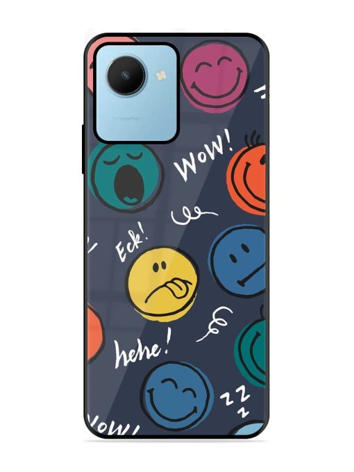 Emoticon Parade Glossy Soft Edge Case for Realme C30S