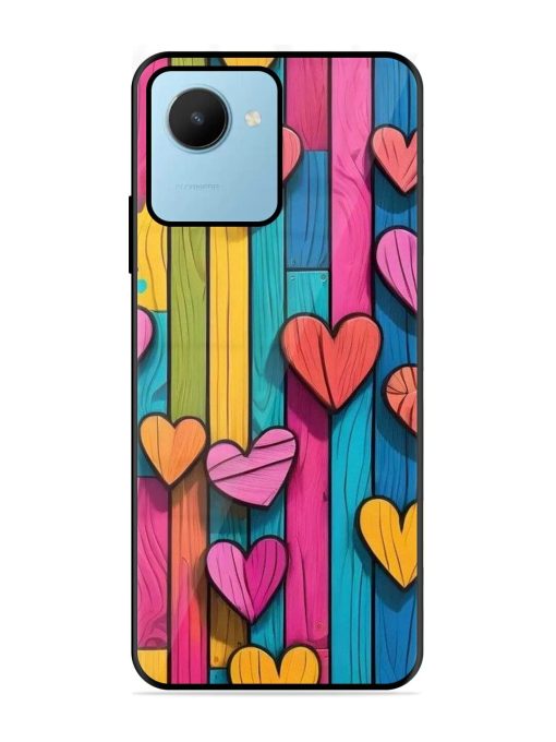 Rainbow Of Hearts Glossy Soft Edge Case for Realme C30S