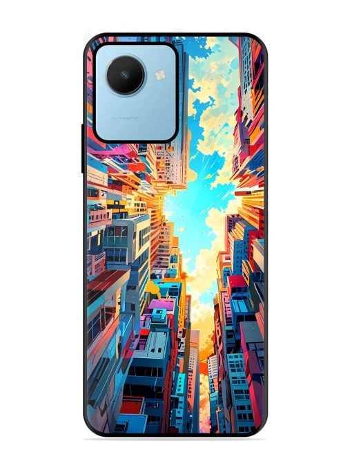 Skyward City Glossy Soft Edge Case for Realme C30S Chachhi