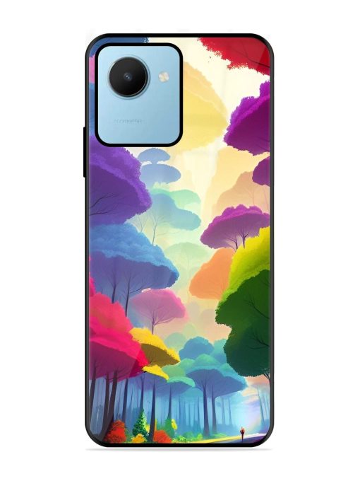 Rainbow Road Glossy Soft Edge Case for Realme C30S Chachhi