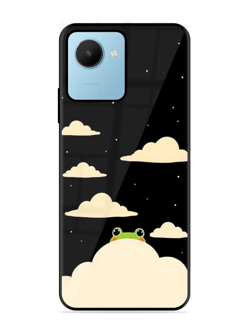 Froggy Night Sky Glossy Soft Edge Case for Realme C30S Chachhi