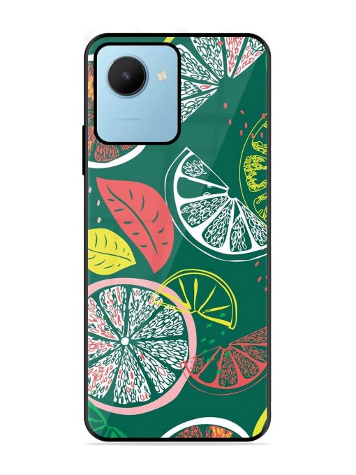 Citrus Symphony Glossy Soft Edge Case for Realme C30S Chachhi