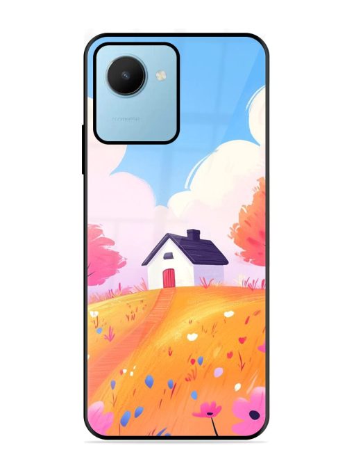 Hilltop Haven Glossy Soft Edge Case for Realme C30S Chachhi